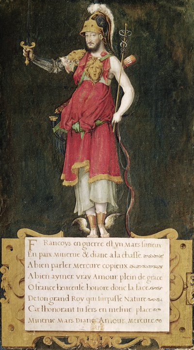 Francois I as a composite deity by Nicolas Belin